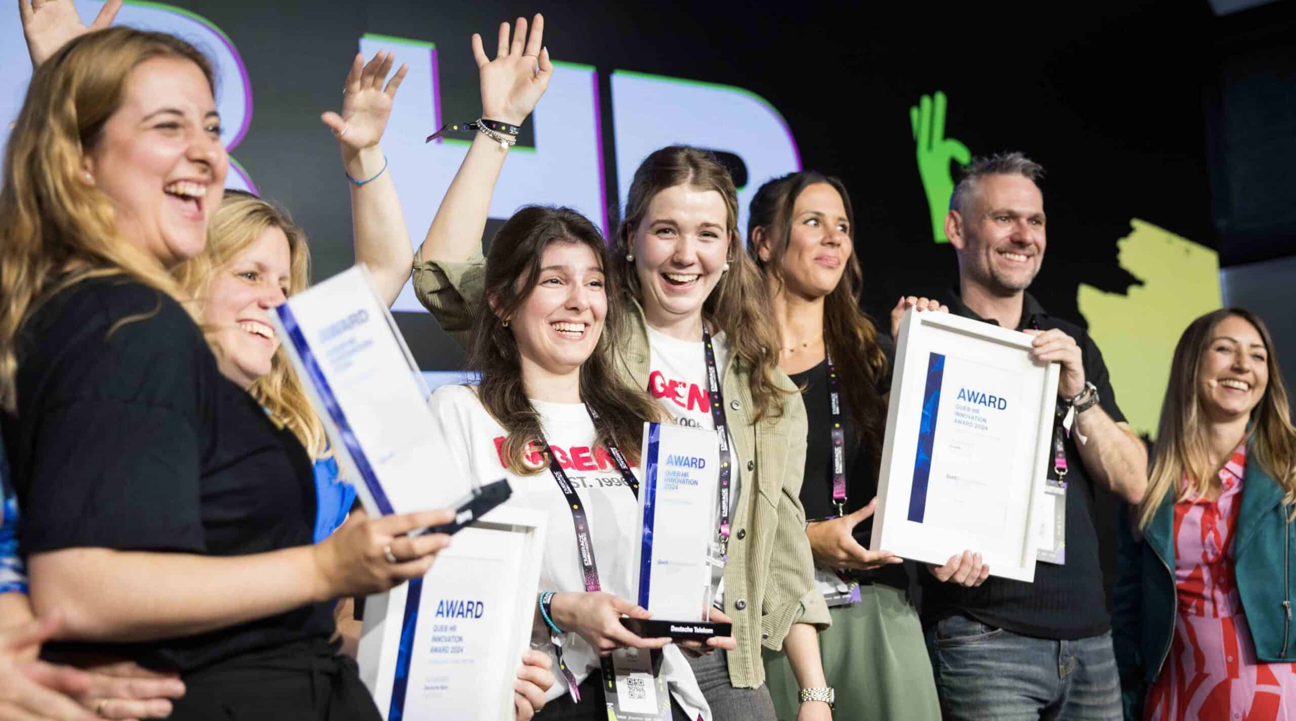 QUEB HR Innovations-Award Gewinner sind in diesem Jahr Aivy und die Deutsche Telekom 