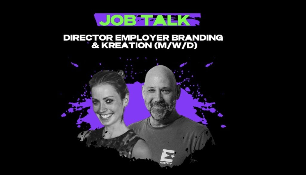 EMBRACE.Agency Jobtalk Director Employer Branding Kreation mwd